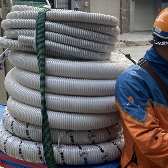 ỐNG HÚT BỤI GÂN NHỰA